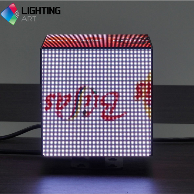 Outdoor P2.5 LED 5 Faces Advertising Screen Logo Brand 3D LED Cube Display