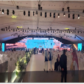 1000sqm P4.81mm Indoor Rental LED Screen&nbsp;Riyadh Princ Faysal Event 2024